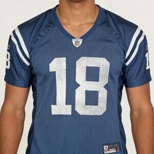 Peyton Manning Jersey Women Large Men Medium Colts Reebok